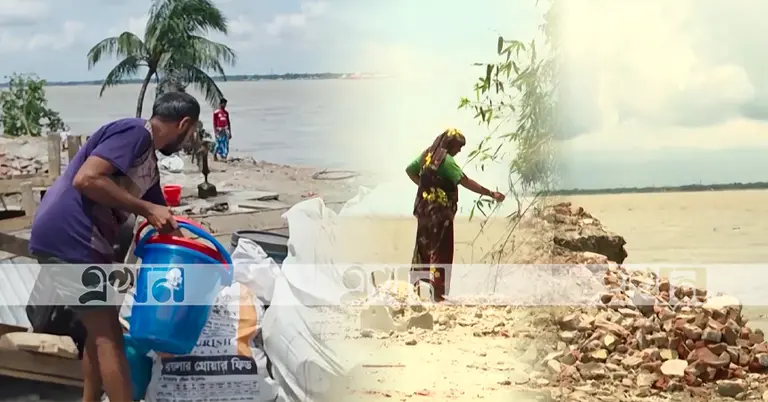 মেঘনার ভাঙন